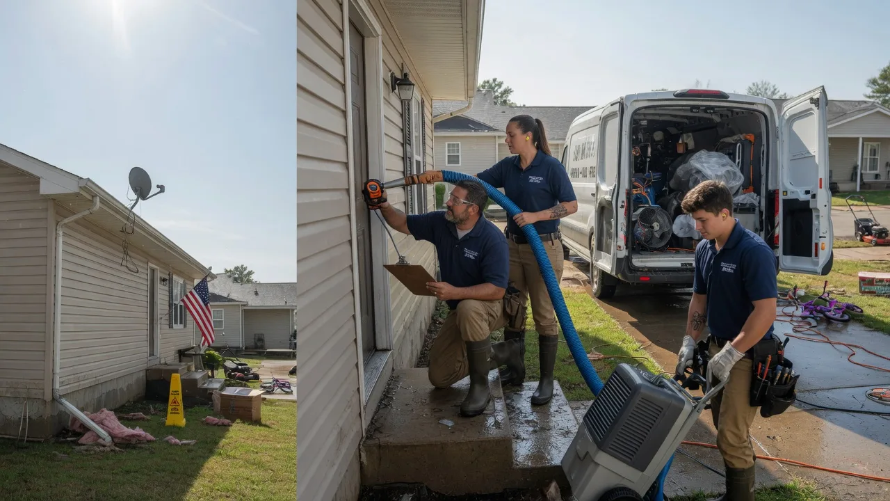 Ceiling Water Damage Restoration in Little Eagle, SD near me